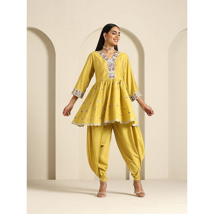 WAZIR C Gul Peplum Co Ord (Set of 2)