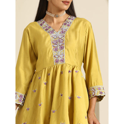 WAZIR C Gul Peplum Co Ord (Set of 2)