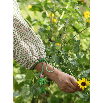 WeaverStory Green Printed Top
