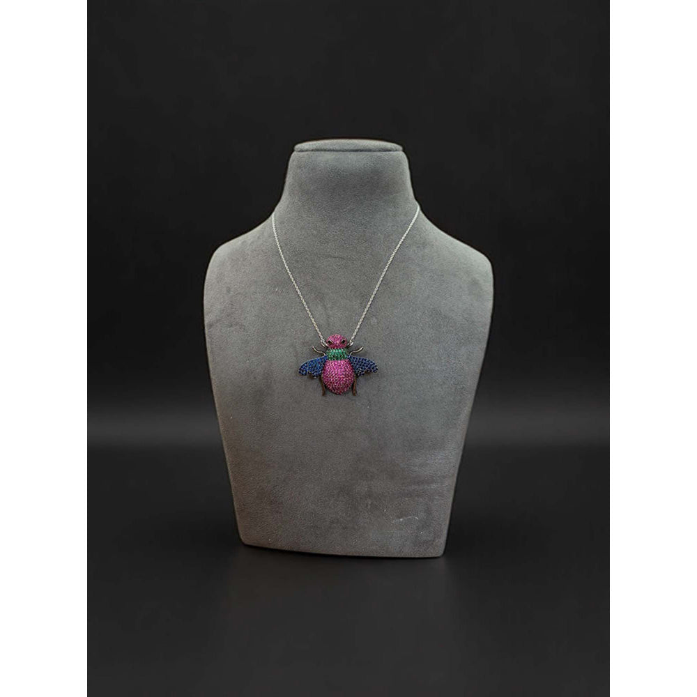 WRAPGAME INDIA Gilded Bee Hive Chain - Multi-Color