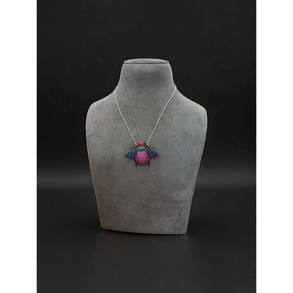 WRAPGAME INDIA Gilded Bee Hive Chain - Multi-Color