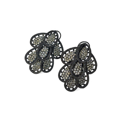 WRAPGAME INDIA Dark Prism Petals Earring
