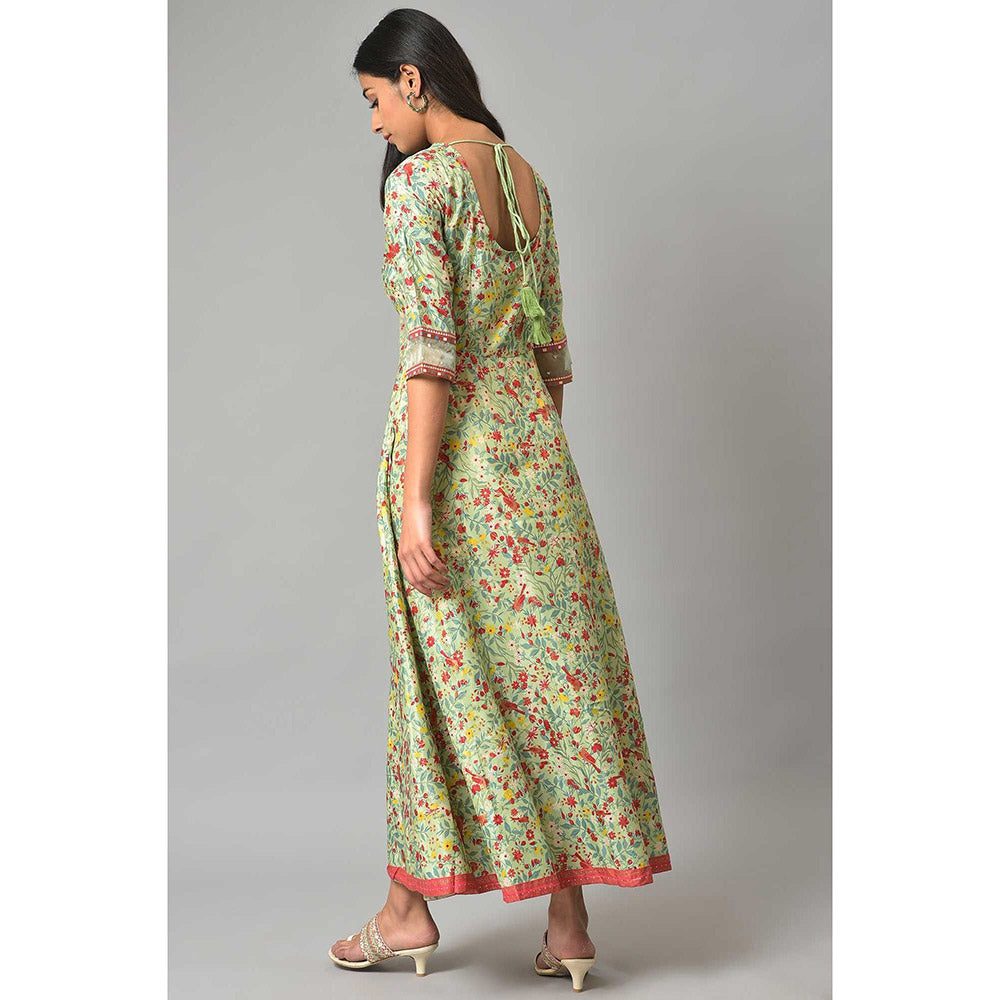 W Multi-Color Floral Maxi Dress