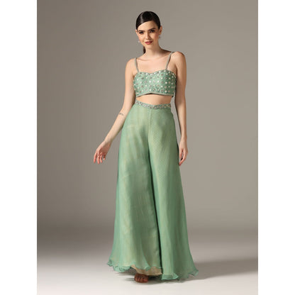 YASHODHARA Eco Green Jacket Set (Set of 3)