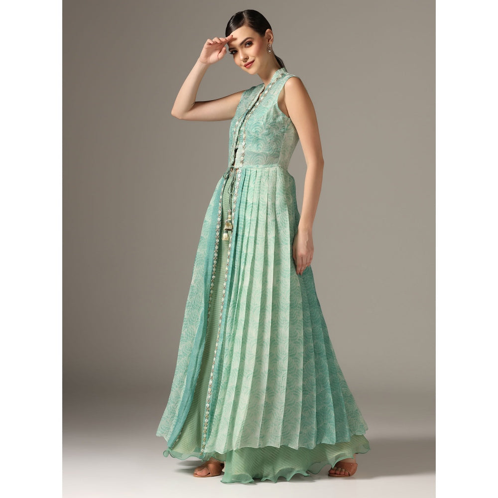 YASHODHARA Eco Green Jacket Set (Set of 3)