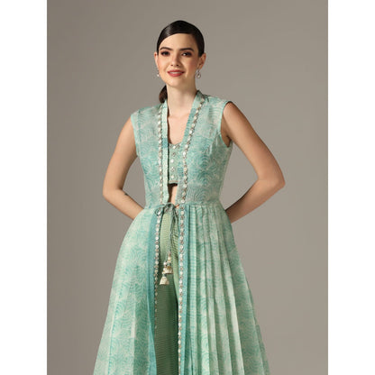 YASHODHARA Eco Green Jacket Set (Set of 3)