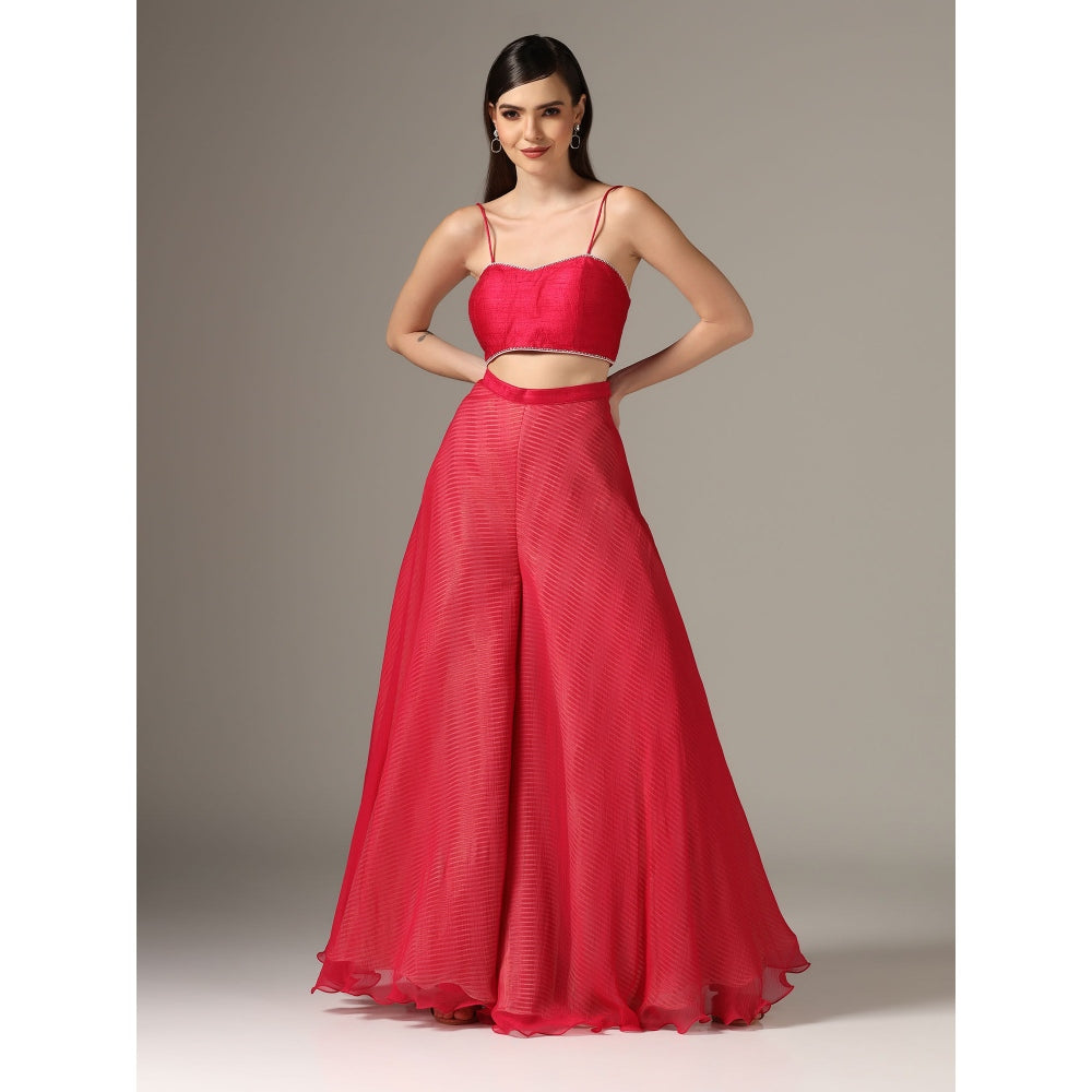 YASHODHARA Pink Cape Set (Set of 3)