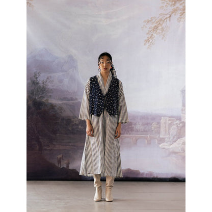 YAVI Blue Sol Waist Coat