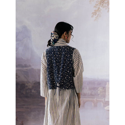 YAVI Blue Sol Waist Coat