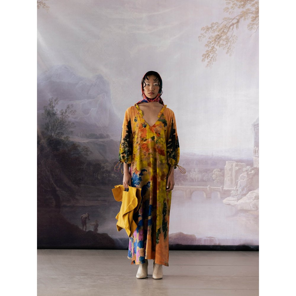 YAVI Mustard Isla Dress