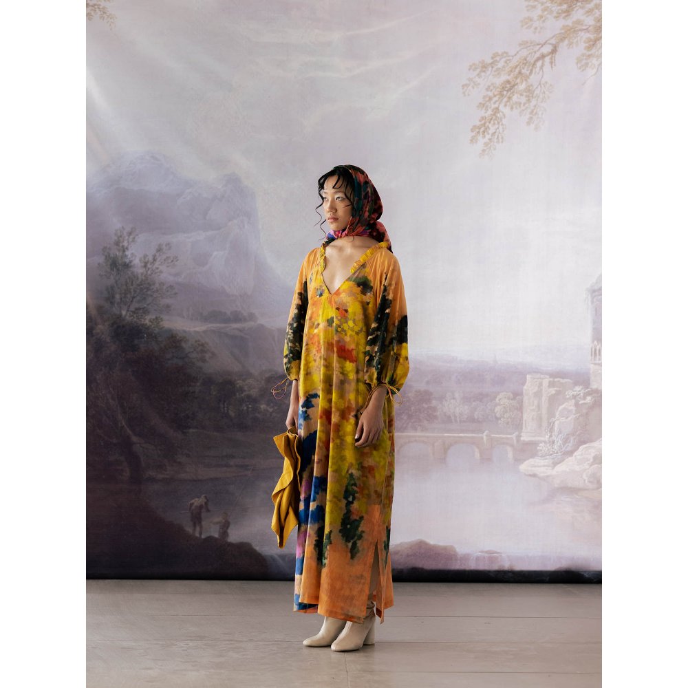 YAVI Mustard Isla Dress