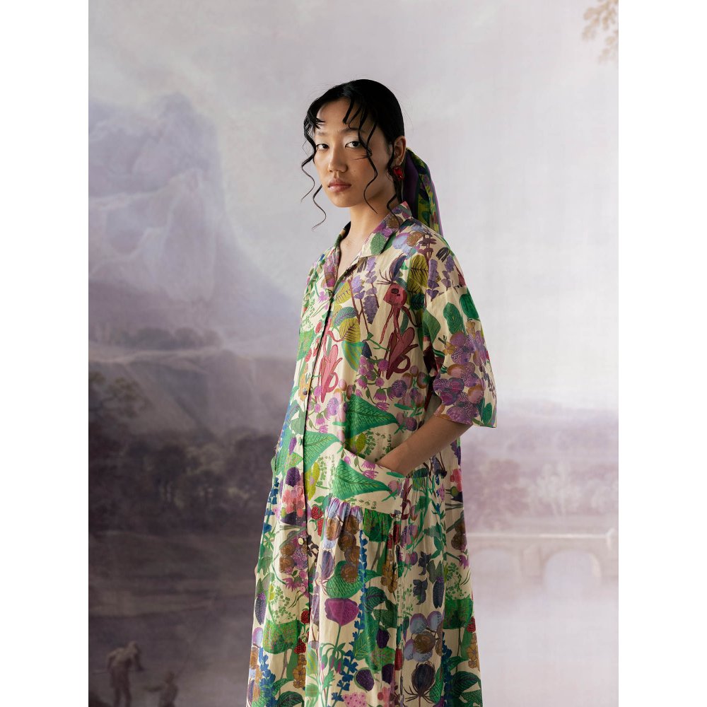 YAVI Multi-Color Laura Dress