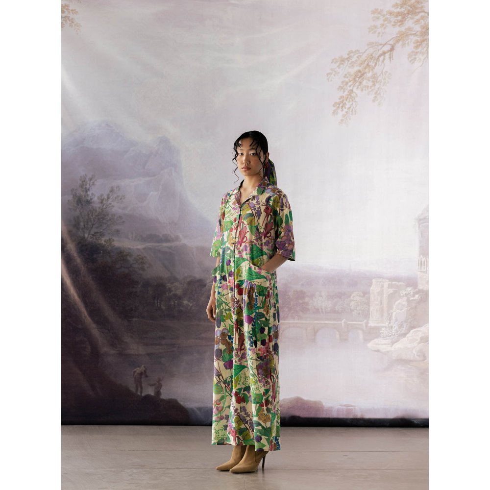 YAVI Multi-Color Laura Dress