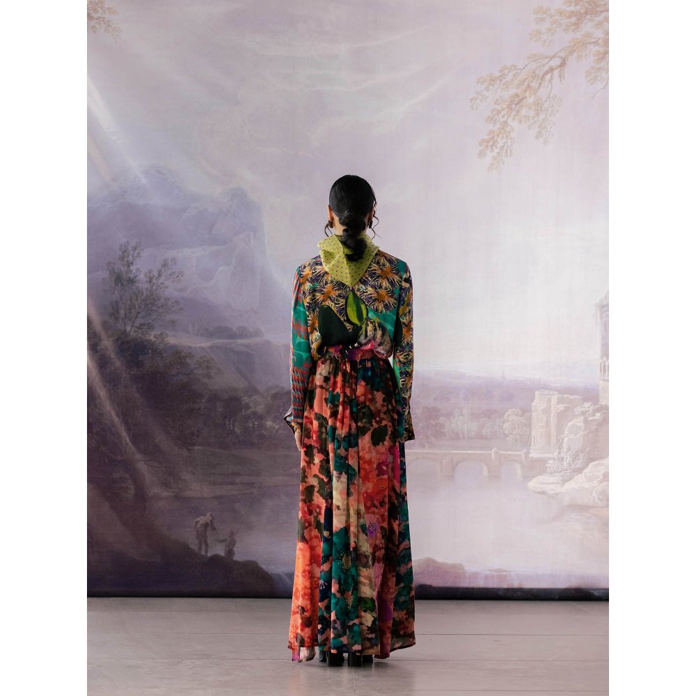 YAVI Multi-Color Lucy Blouse Top