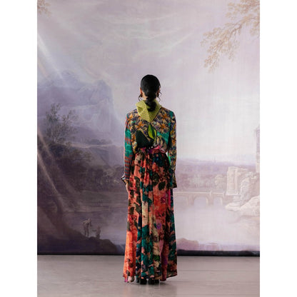 YAVI Multi-Color Lucy Blouse Top