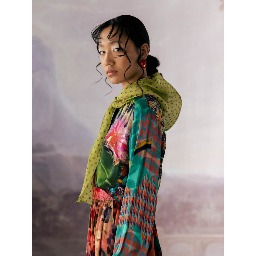 YAVI Multi-Color Lucy Blouse Top