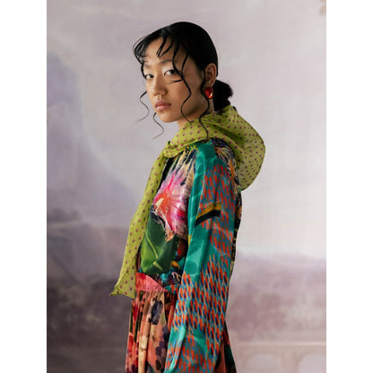 YAVI Multi-Color Lucy Blouse Top