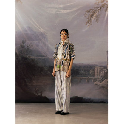 YAVI Multi-Color Emma Shirt Top