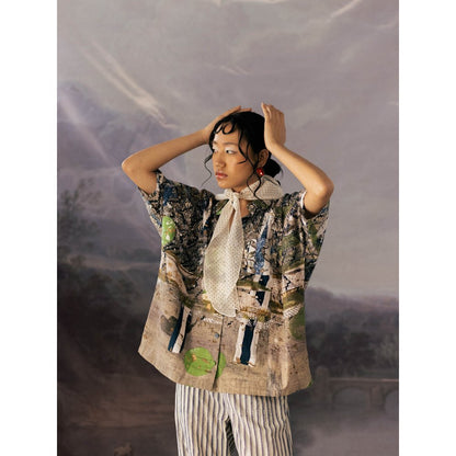 YAVI Multi-Color Emma Shirt Top