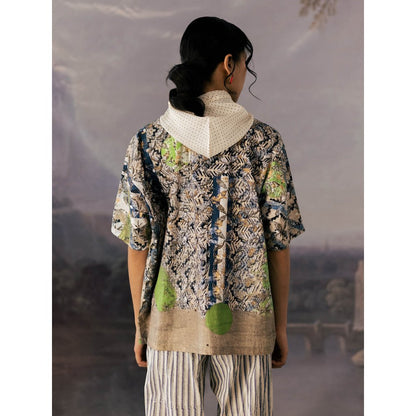 YAVI Multi-Color Emma Shirt Top