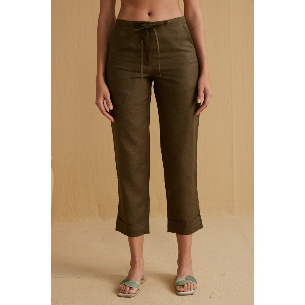 YELL The Tahlia Trousers-Green