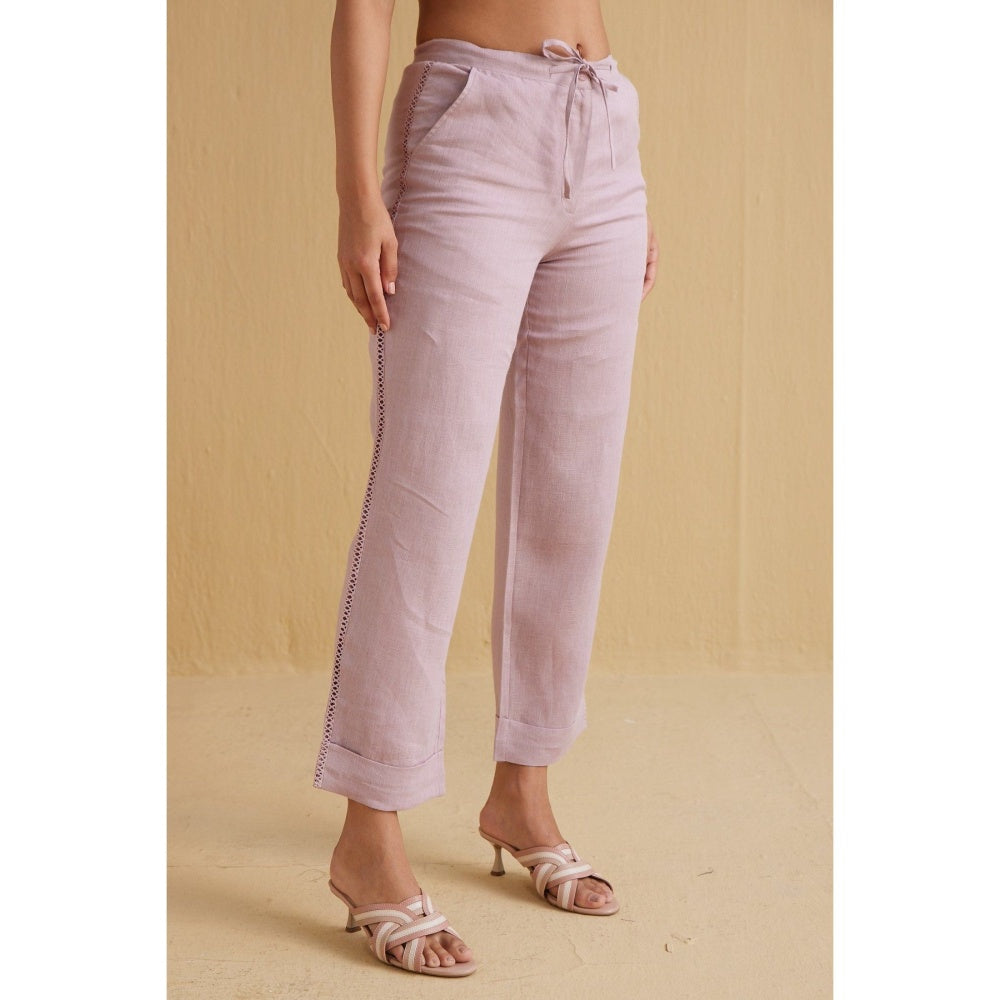 YELL The Tahlia Trousers-Lavender