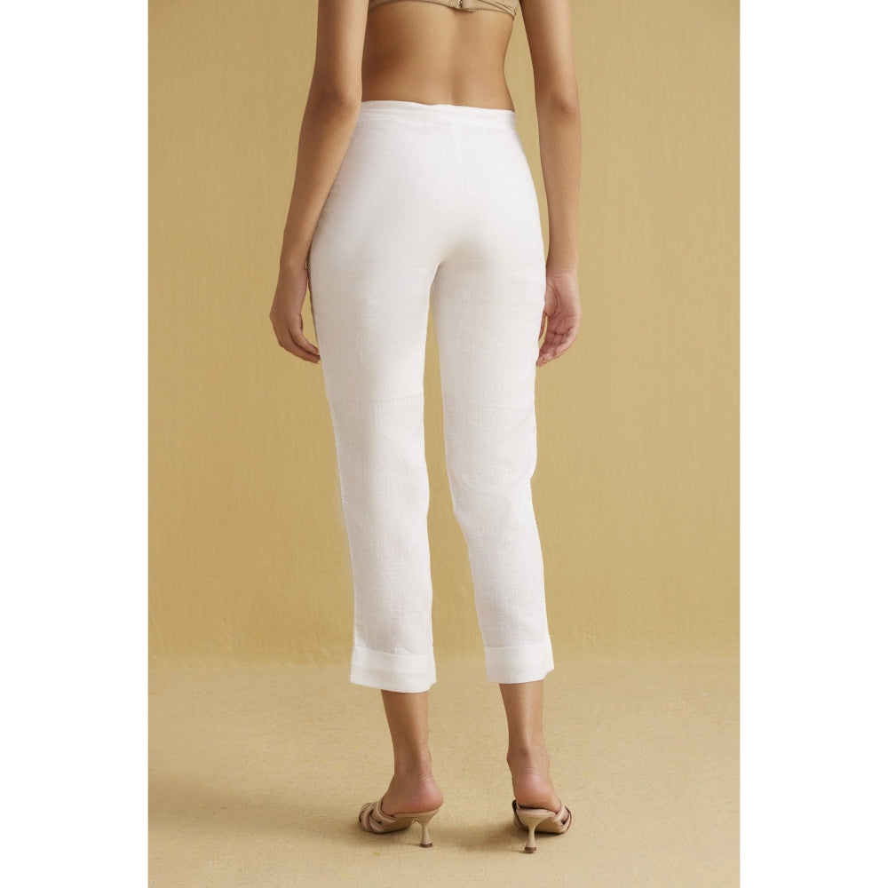 YELL The Tahlia Trousers-White