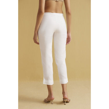YELL The Tahlia Trousers-White