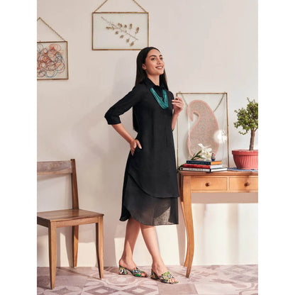 YELL The Delphi Dress-Black