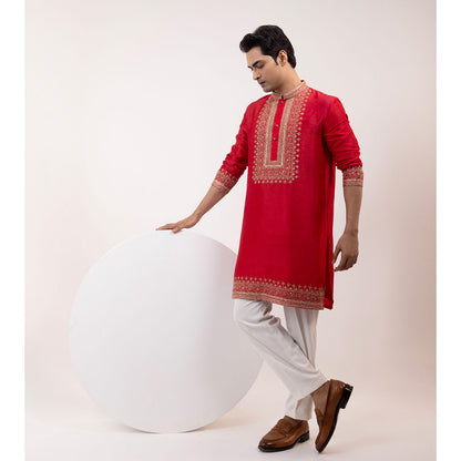 YOSEBA Zarirudra Embroidered Kurta with Pant