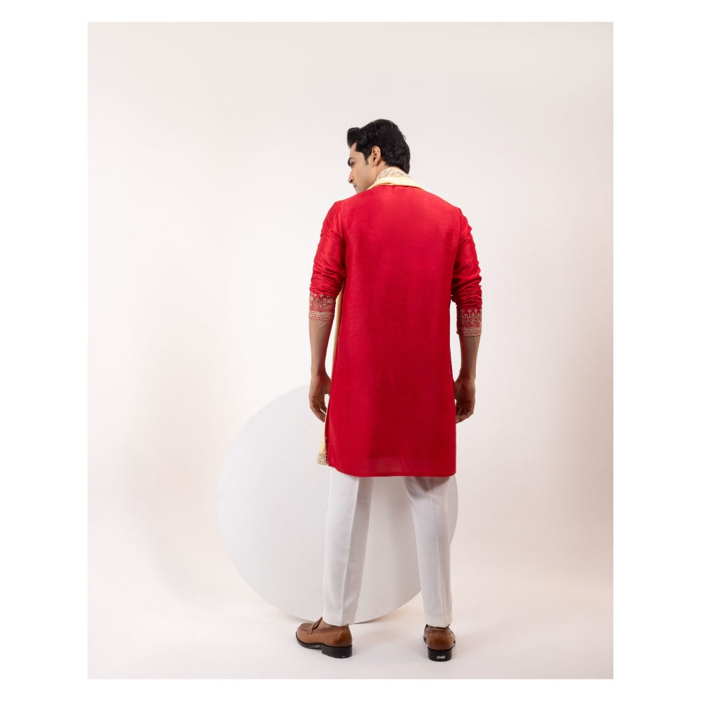 YOSEBA Zarirudra Embroidered Kurta with Pant