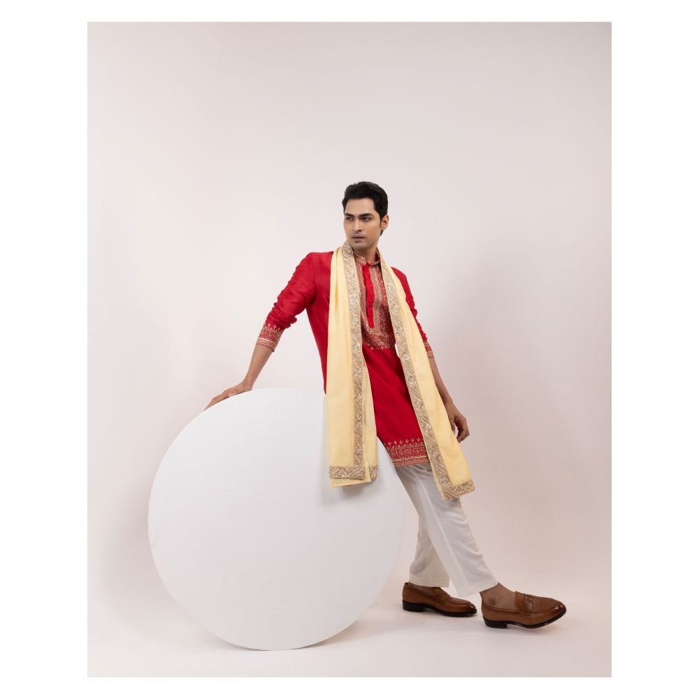 YOSEBA Zarirudra Embroidered Kurta with Pant