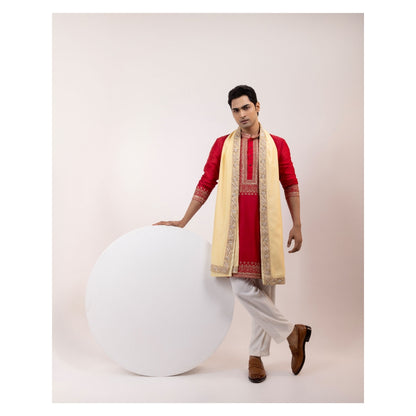 YOSEBA Zarirudra Embroidered Kurta with Pant