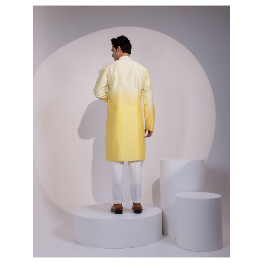 YOSEBA Peeli Raag Embroidered Kurta with Pant