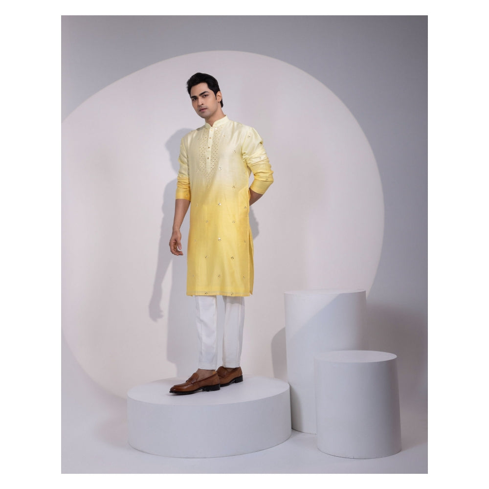 YOSEBA Peeli Raag Embroidered Kurta with Pant