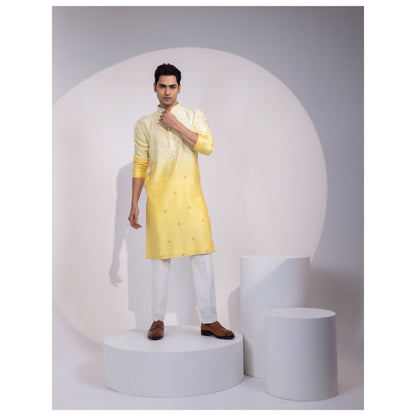YOSEBA Peeli Raag Embroidered Kurta with Pant
