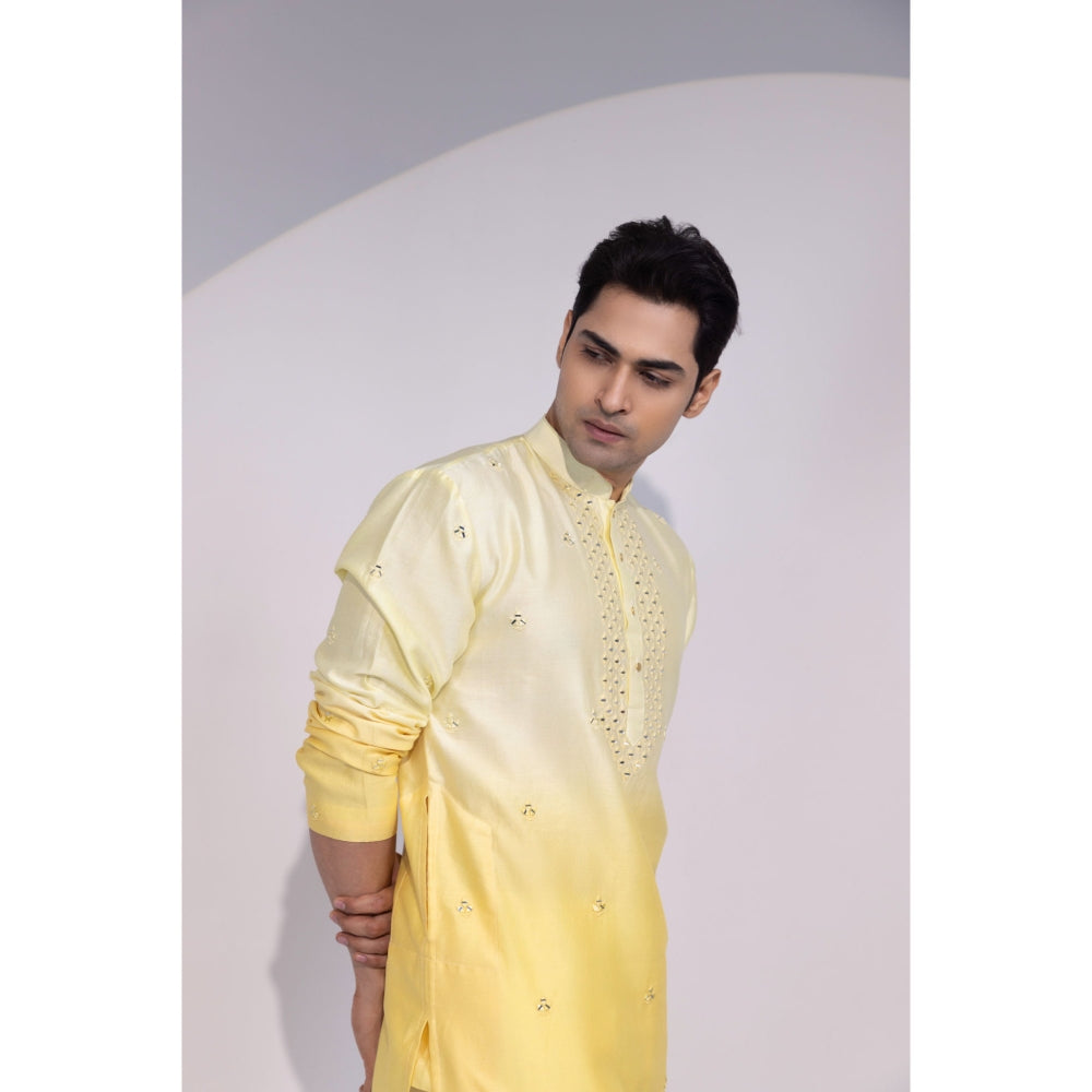 YOSEBA Peeli Raag Embroidered Kurta with Pant