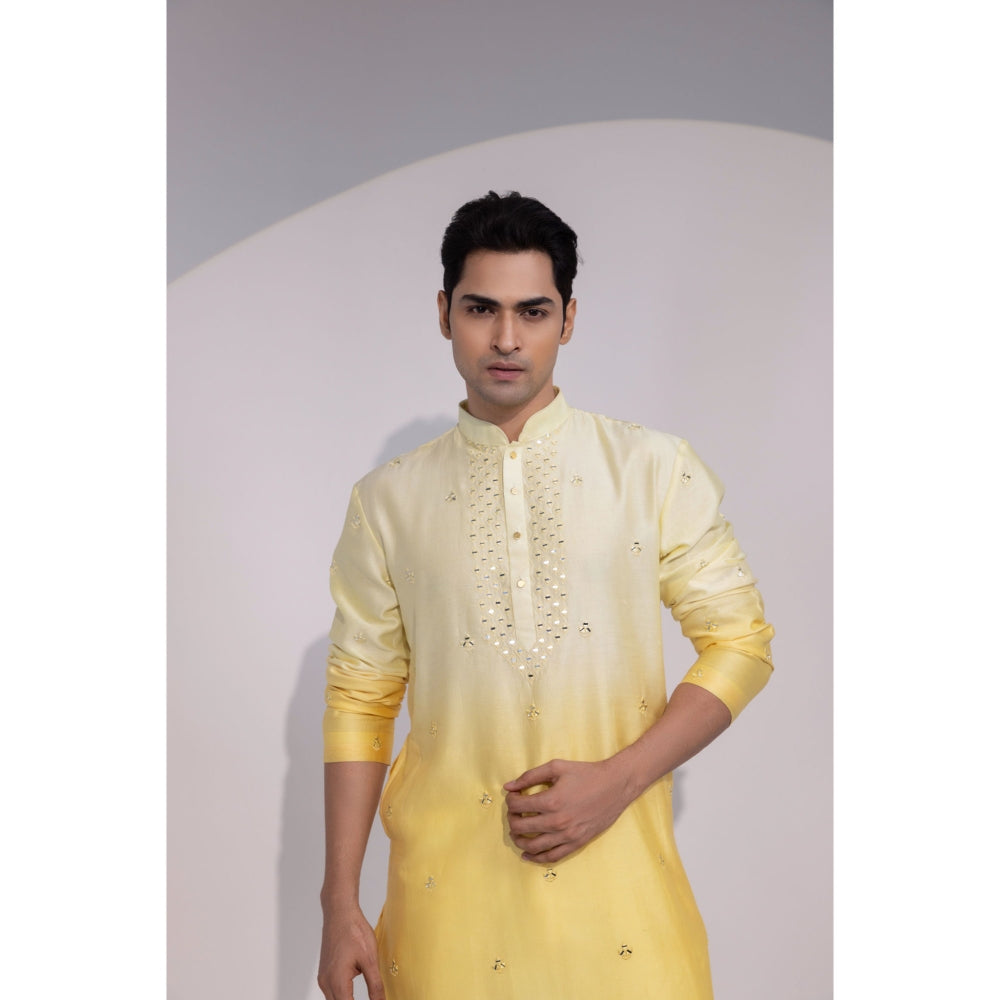 YOSEBA Peeli Raag Embroidered Kurta with Pant