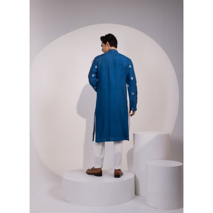 YOSEBA Neelkriti Embroidered Kurta with Pant