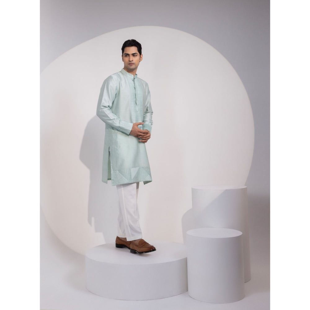 YOSEBA Pista Noor Embroidered Kurta with Pant