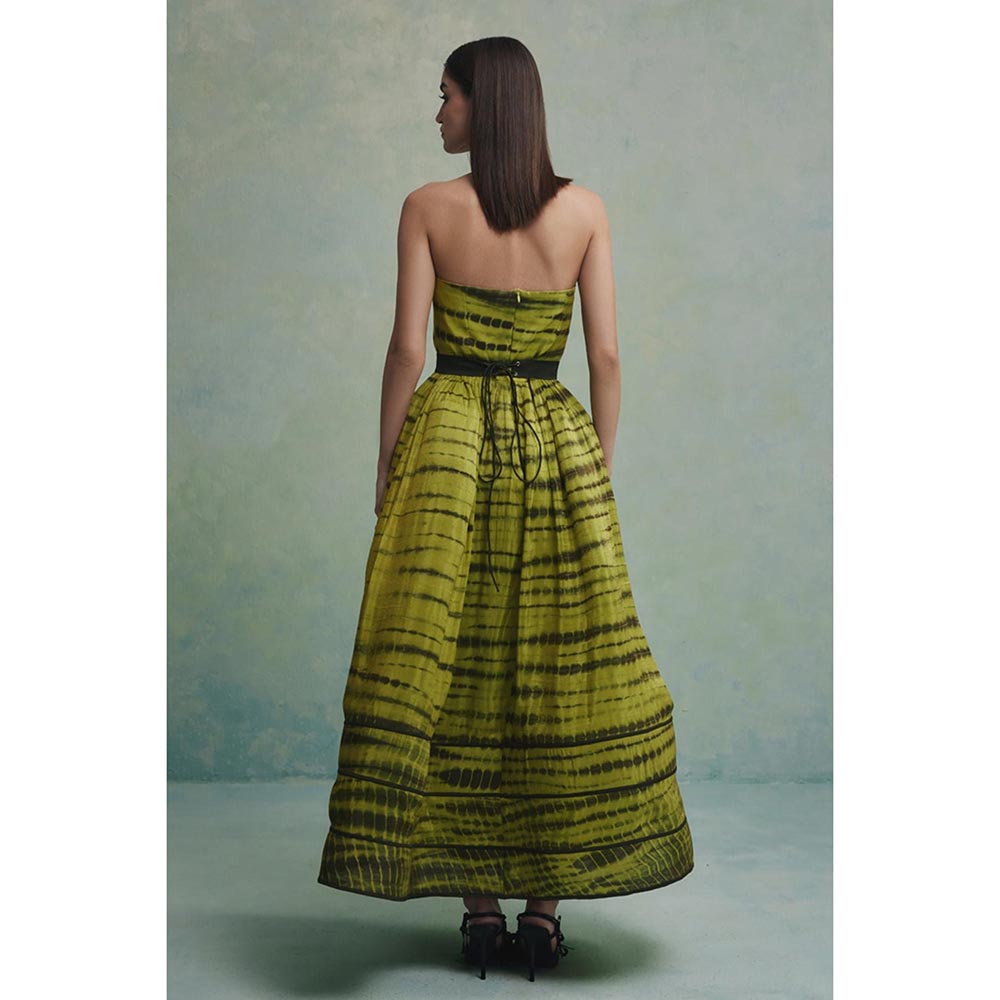 ZABELLA Green Monarch Dunes Gown