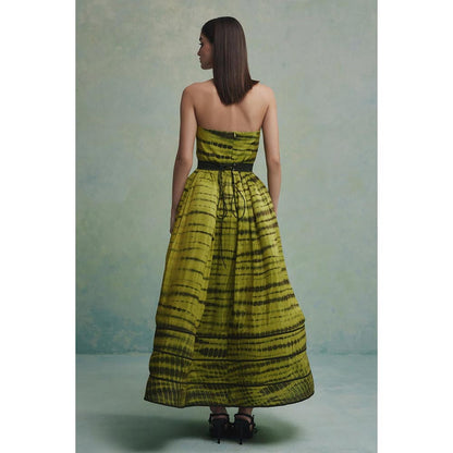 ZABELLA Green Monarch Dunes Gown