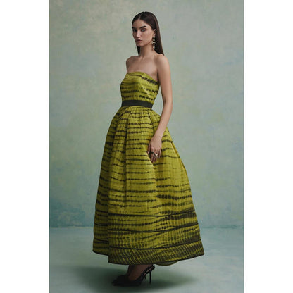 ZABELLA Green Monarch Dunes Gown