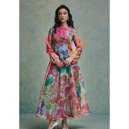 ZABELLA Multi-Colour Wild Bloom Gown