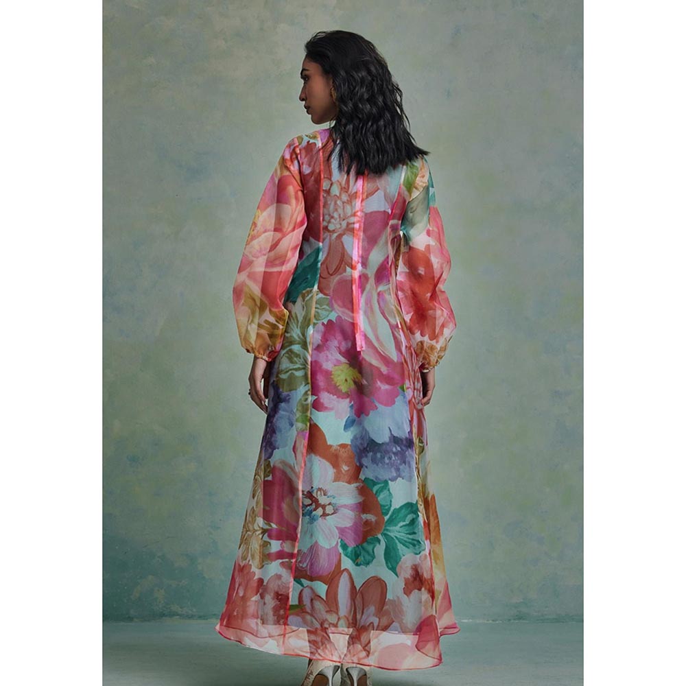 ZABELLA Multi-Colour Wild Bloom Gown