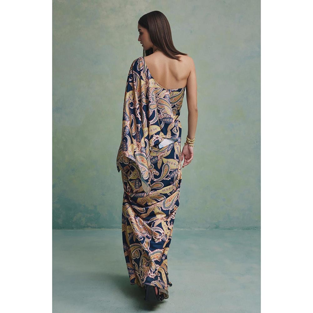 ZABELLA Multi-Colour Victoria Wild Drape Dress