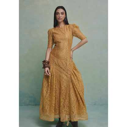 ZABELLA Gold Desert Dynasty Dress