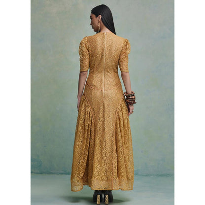 ZABELLA Gold Desert Dynasty Dress
