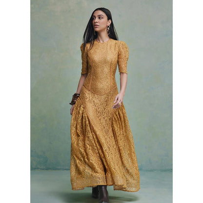 ZABELLA Gold Desert Dynasty Dress