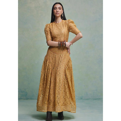 ZABELLA Gold Desert Dynasty Dress